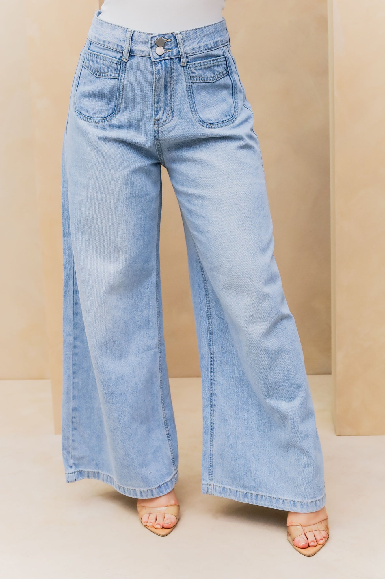 Jeans pierna ancha