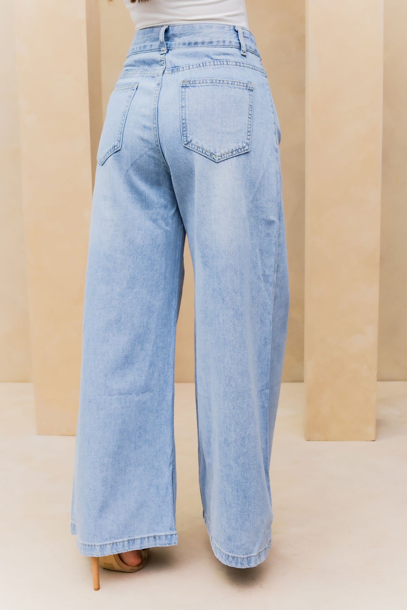 Jeans pierna ancha